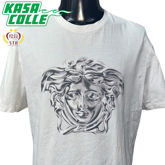 【VERSACE】ヴェルサーチ メデューサ メタリックグラフィック Tシャツ