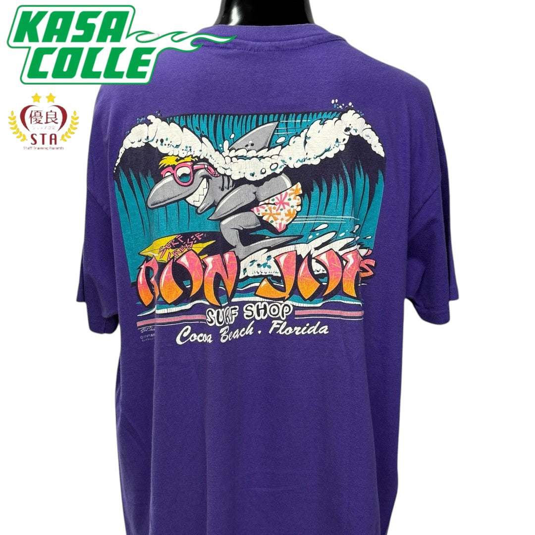 【RON JON】ロンジョン "SURFING SHARK" 80's Vintage Tシャツ