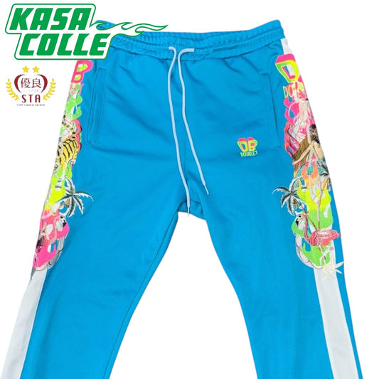 【DOUBLET】ダブレット CHAOS EMBROIDERY TRACK PANTS パンツ