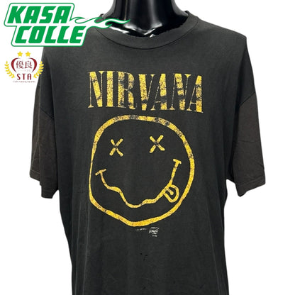 【NIRVANA】ニルヴァーナ "SMILE / FLOWER SNIFFIN" 90's Vintage Tシャツ