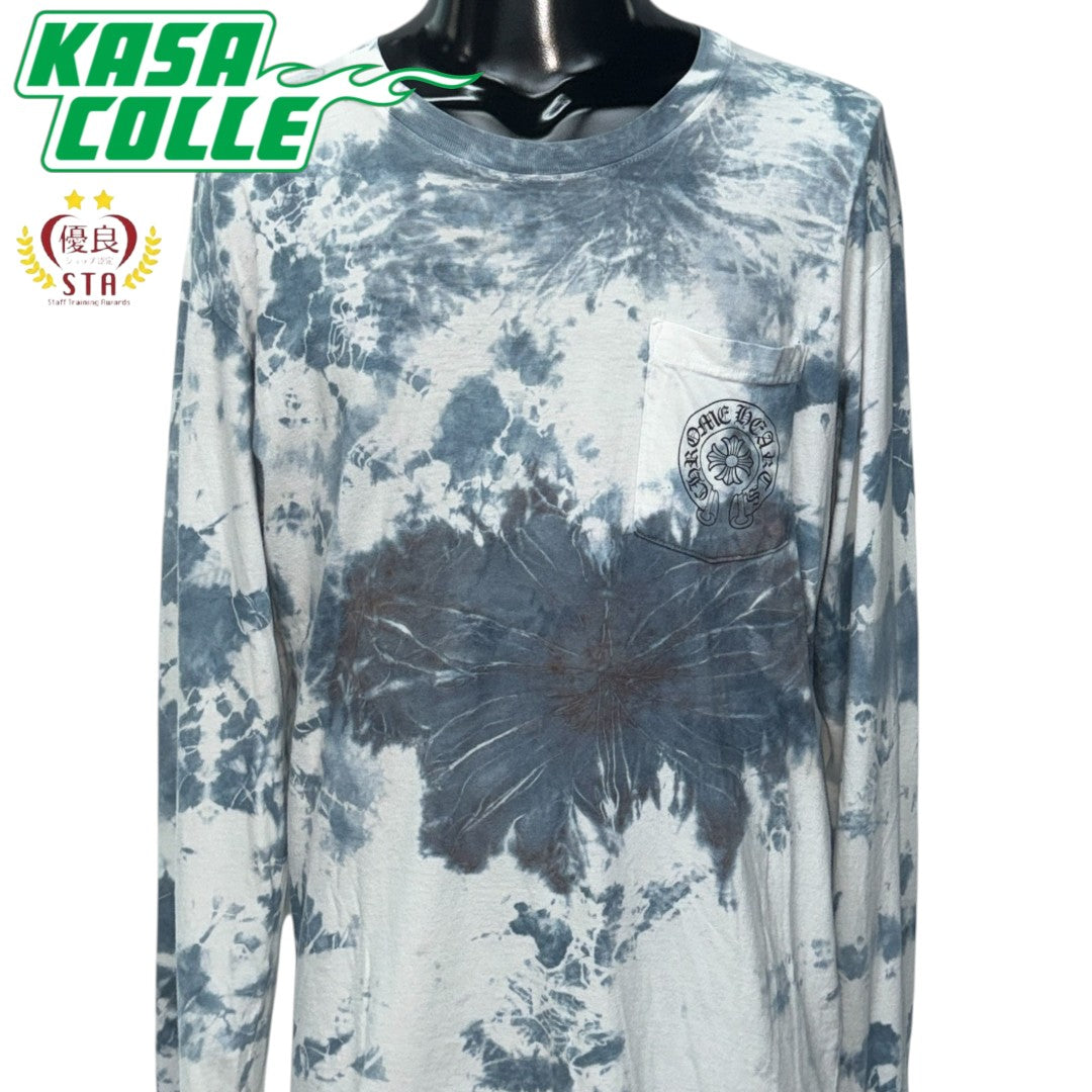 【CHROME HEARTS】クロムハーツ "Tie Dye Malibu Horseshoe" ロングスリーブTシャツ
