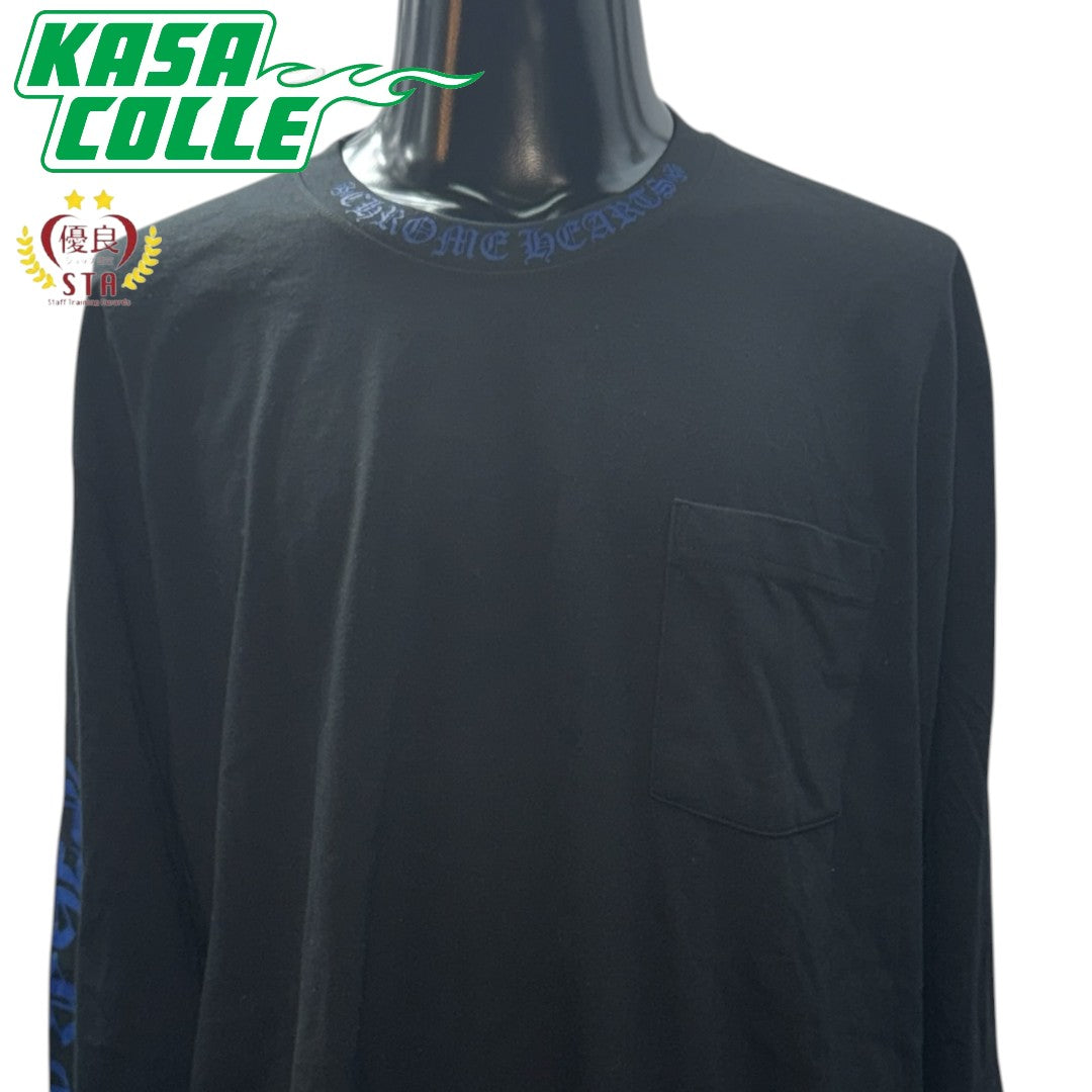 [CHROME HEARTS] Chrome Hearts neck logo long T-shirt