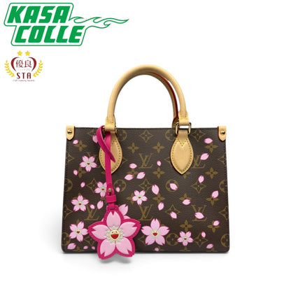 【LOUIS VUITTON × 村上隆】ルイ・ヴィトン  LV × TM  "チェリーブロッサム" オンザゴー PM