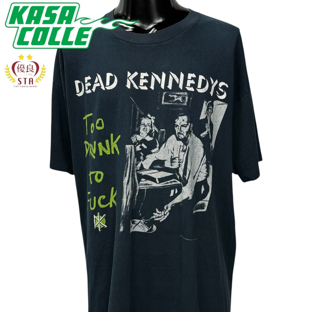 【DEAD KENNEDYS】デッド・ケネディーズ "TOO DRUNK TO FｘｘK" 90's Vintage Tシャツ