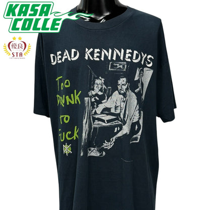 【DEAD KENNEDYS】デッド・ケネディーズ "TOO DRUNK TO FｘｘK" 90's Vintage Tシャツ