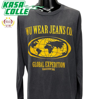 【WU TANG CLAN】ウータン・クラン "WU WEAR GLOBAL EXPEDITION" 90's Vintage ロングスリーブTシャツ