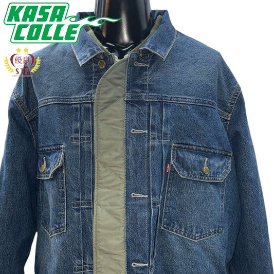 [sacai / Levi's] Sacai Levi's Denim x Nylon Twill MA-1 Jacket, Reversible