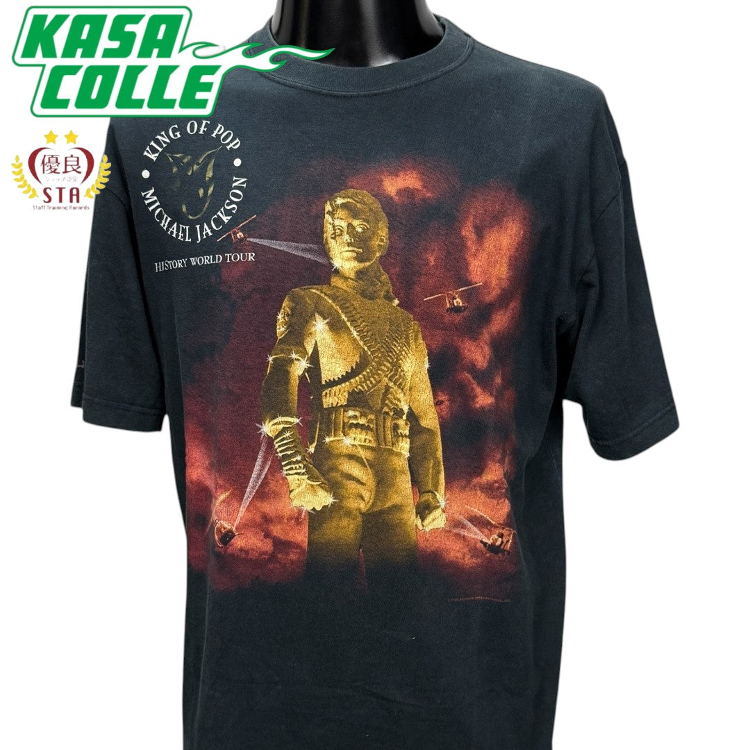 【MICHAEL JACKSON】マイケル・ジャクソン "HISTORY WORLD TOUR" 90's Vintage Tシャツ