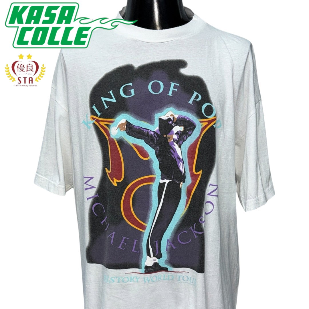 【MICHAEL JACKSON】マイケル・ジャクソン "HISTORY WORLD TOUR" 90's Vintage Tシャツ