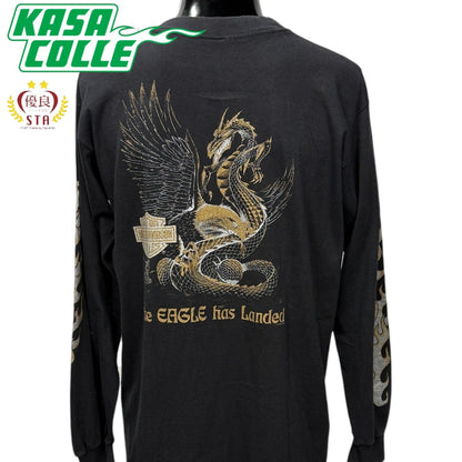 【HARLEY-DAVIDSON】ハーレーダビッドソン "The EAGLE has Landed" 90's Vintage ロンT