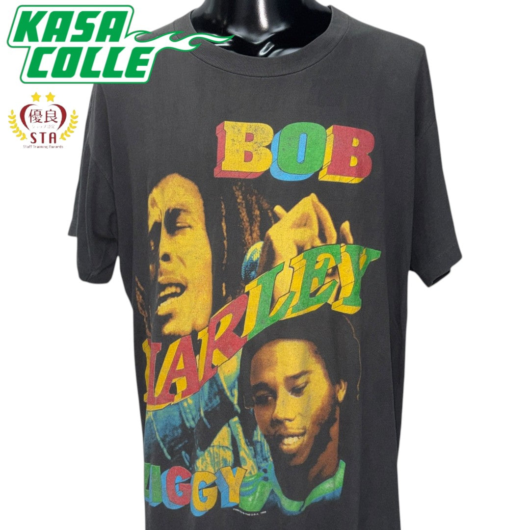 【BOB MARLEY】ボブ・マーリー "BOB MARLEY ZIGGY" 90's Vintage RAP Tシャツ