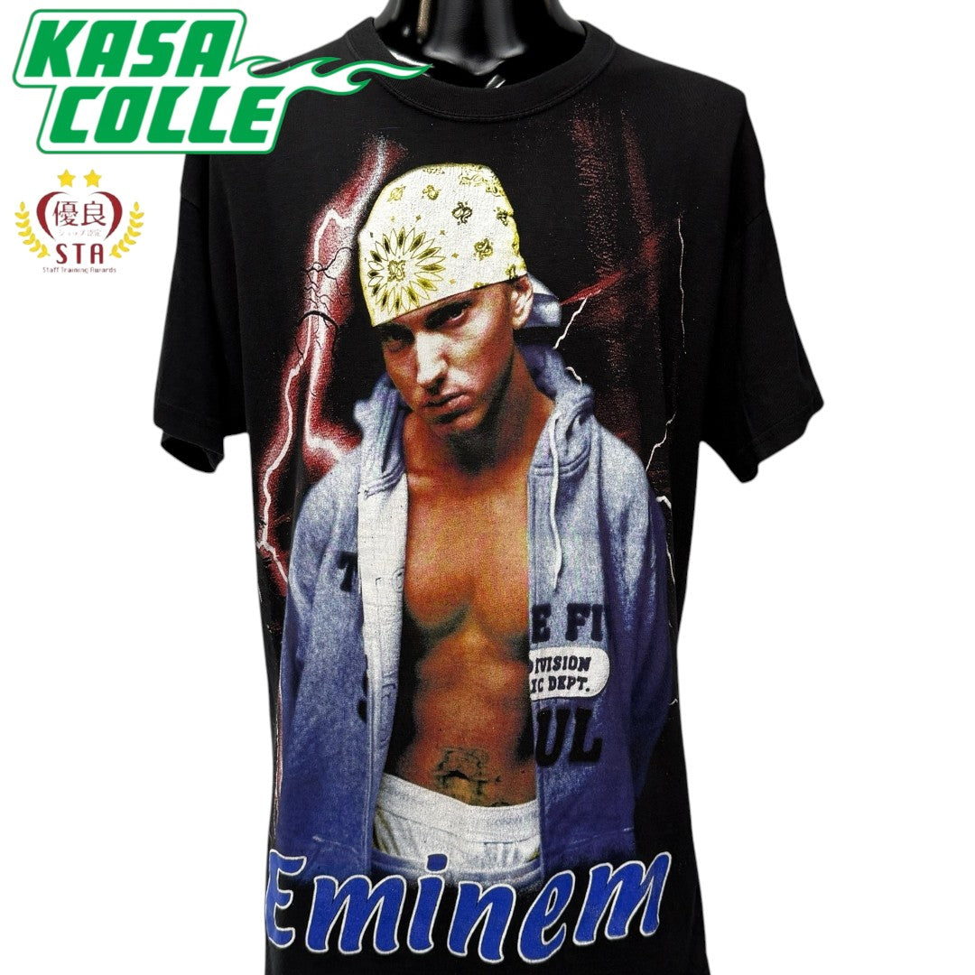 【EMINEM】エミネム "LIGHTNING PORTRAIT" 00's Vintage Tシャツ