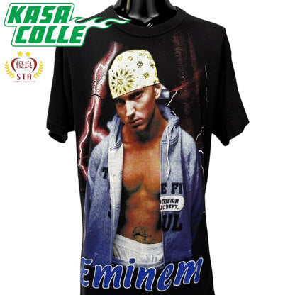 【EMINEM】エミネム "LIGHTNING PORTRAIT" 00's Vintage Tシャツ