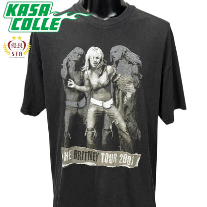 【BRITNEY SPEARS】ブリトニー・スピアーズ "THE BRITNEY TOUR 2001" 00's Tシャツ
