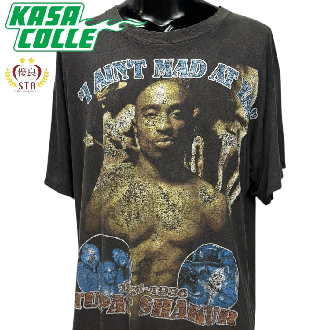 【2PAC】2パック "I AIN'T MAD AT YA!" 90's Vintage RAP Tシャツ