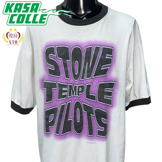 【STONE TEMPLE PILOTS】ストーン・テンプル・パイロッツ "NORTH AMERICAN TOUR" 90's Vintage リンガーTシャツ