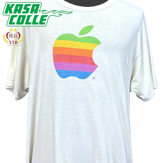 [Apple] Apple Colorful Logo The Mac Zone T-Shirt XL