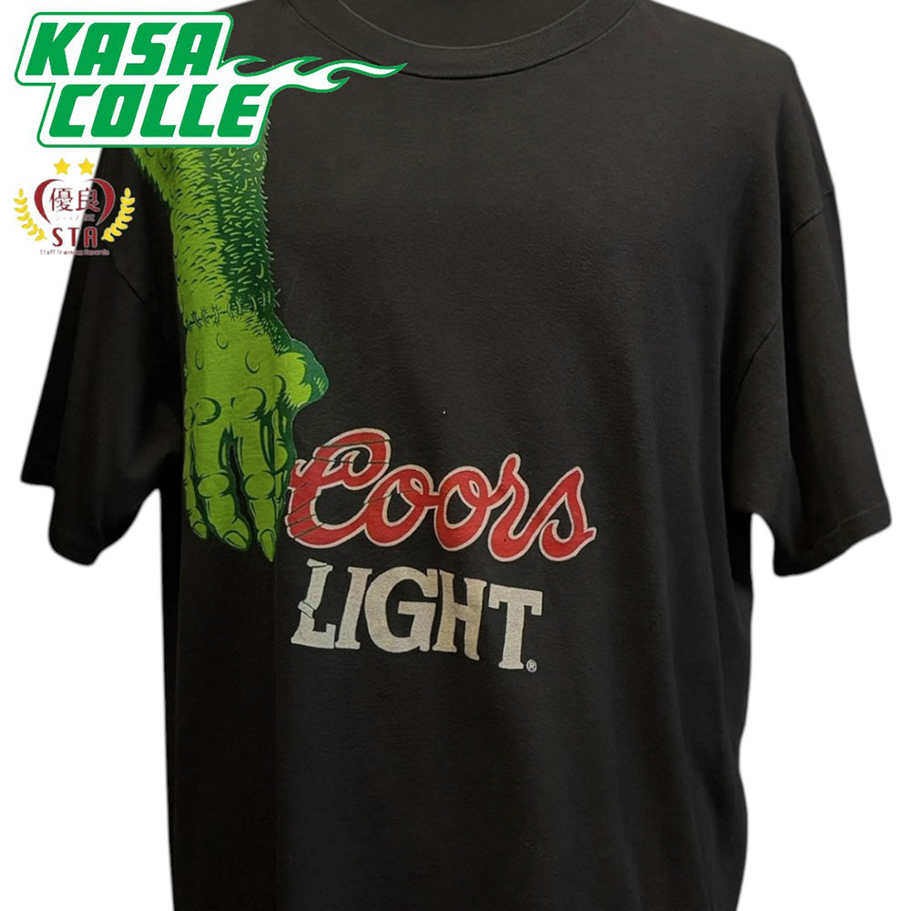 【Coors Light】クアーズライト 90's Vintage アドバTシャツ USA製 Hanesタグ XL