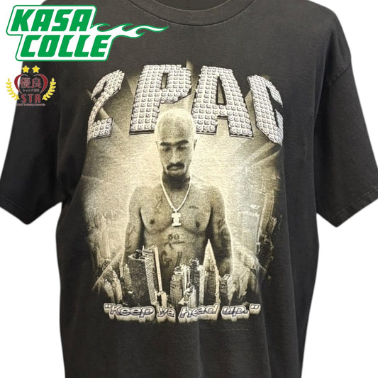 2PAC Keep Ya Head Up Vintage T-Shirt XL