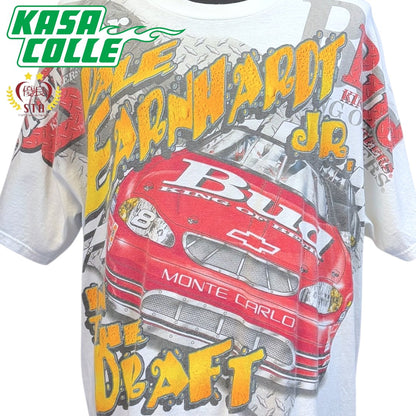 【Budweiser×NASCAR #8 Dale Jr.】バドワイザー×ナスカー #8 デイル・ジュニア AOP オールオーバープリント  Tシャツ XL
