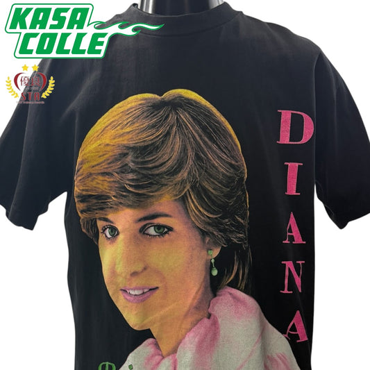 [PRINCESS DIANA] Princess Diana Memorial Vintage T-shirt, Size L