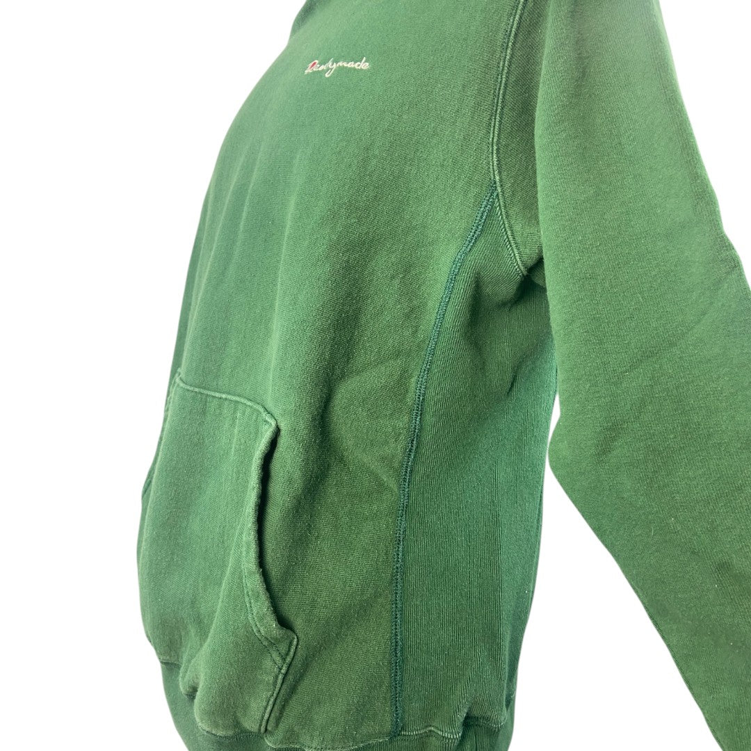 【READYMADE】レディメイド PIONCHAM  Hoodie　パーカー（グリーン）ロゴ刺繍/S