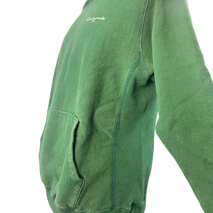 【READYMADE】レディメイド PIONCHAM  Hoodie　パーカー（グリーン）ロゴ刺繍/S