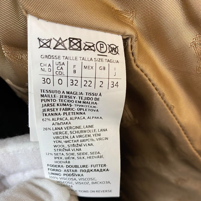 [Max Mara] Max Mara Striped Long Jacket