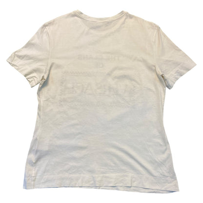 【versace】ベルサーチ/womensロゴTシャツ/The Clans of/白/サイズ40