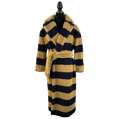 [Max Mara] Max Mara Striped Long Jacket