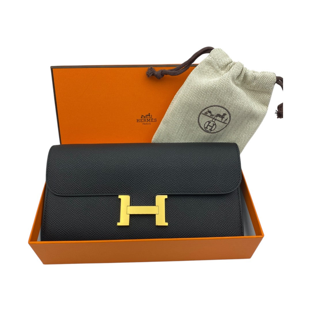 【HERMES】エルメス コンスタンストゥー・ゴー エプソンレザー 黒 ゴールド金具 2WAYバッグ