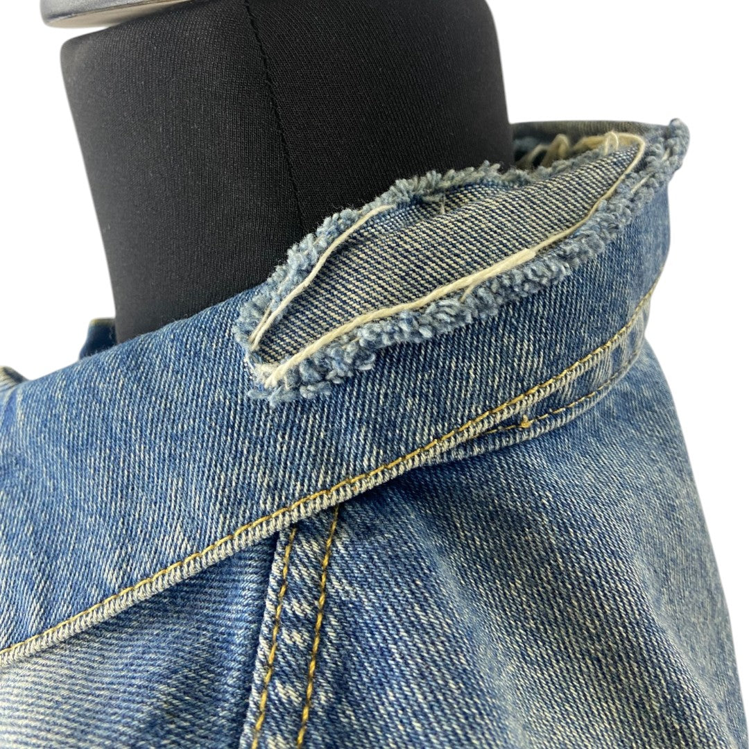 [BALENCIAGA] Balenciaga Distressed Denim Jacket