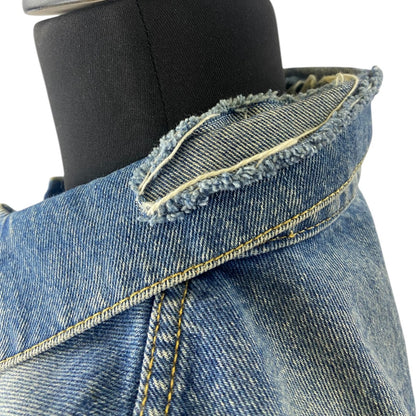 [BALENCIAGA] Balenciaga Distressed Denim Jacket