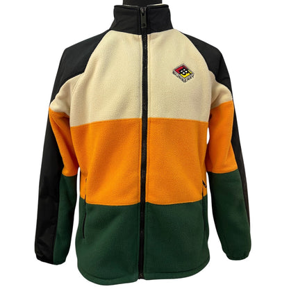 [BURBERRY] Burberry TB Logo Color Block Fleece Zip Up Blouson TB logo color block fleece zip up blouson