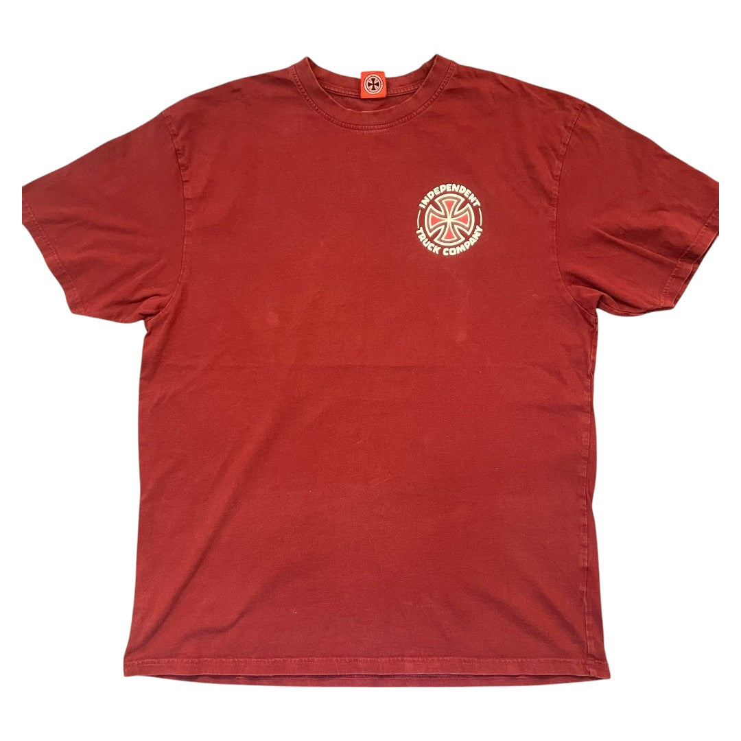 【INDEPENDENT】インディペンデント TRUCK COMPANYロゴプリントTシャツ L