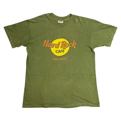 [HardRockCafe] Hard Rock Cafe ORLANDO Vintage T-Shirt Green XL