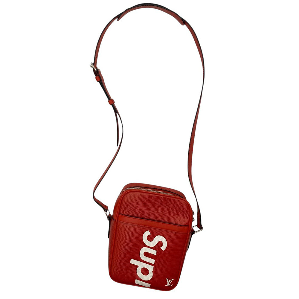 【LOUIS VUITTON×SUPREME】ルイヴィトン シュプリーム ダヌーブPM ショルダーバッグ M53417 レッド ホワイト