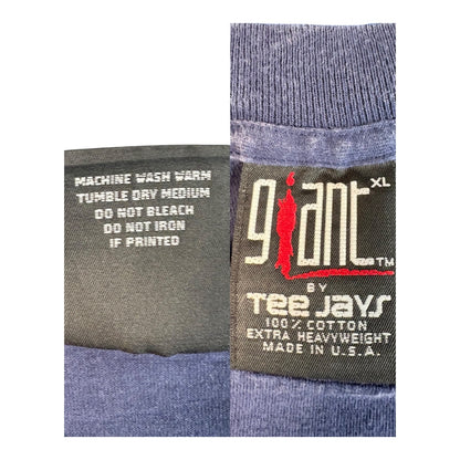 【MEGADETH】メガデス 1994 YOUTHANASIA NAVY Tシャツ giant BY TEE JAYS XL