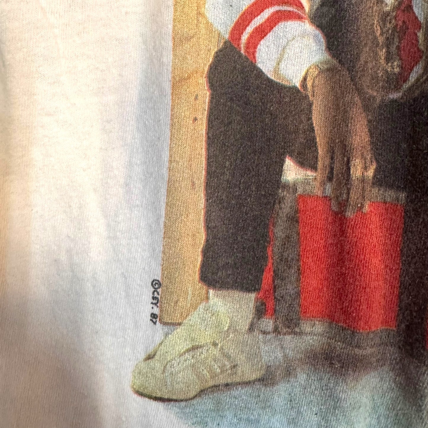 [RUN DMC x BEASTIE BOYS] RUN DMC x BEASTIE BOYS 80's vintage T-shirt, size L