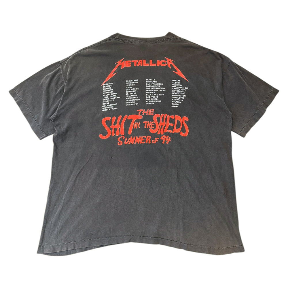 【METALLICA】メタリカ "The Shit in The Sheds Summer of'94" ツアー 90's vintag Tシャツ XL相当