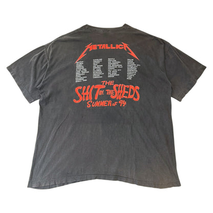 【METALLICA】メタリカ "The Shit in The Sheds Summer of'94" ツアー 90's vintag Tシャツ XL相当