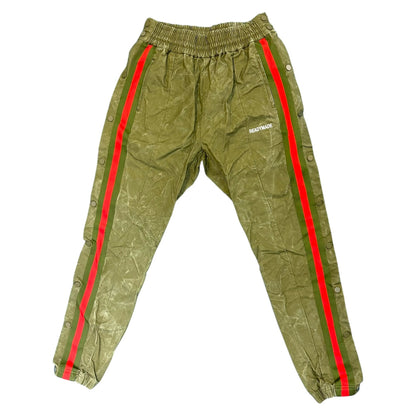 [READY MADE] SIDE SNAP TRACK PANTS Side Stripe Snap Button Track Pants Size M