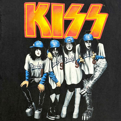 KISS Psycho Circus World Tour T-shirt, 90s Dodgers collabo, XL