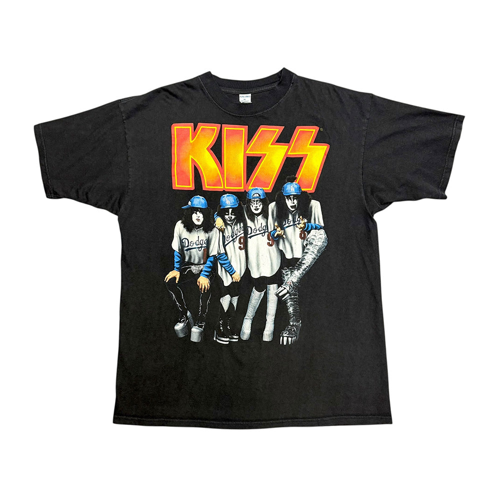 KISS Psycho Circus World Tour T-shirt, 90s Dodgers collabo, XL