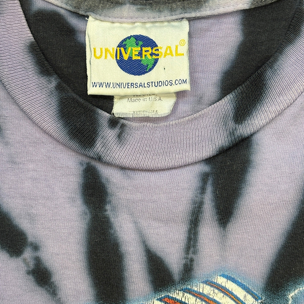【BACK TO THE FUTURE】バックトゥザフューチャー デロリアン "UNIVERSAL STUDIOS HOLLYWOOD" 90's Vintage Tシャツ XL相当