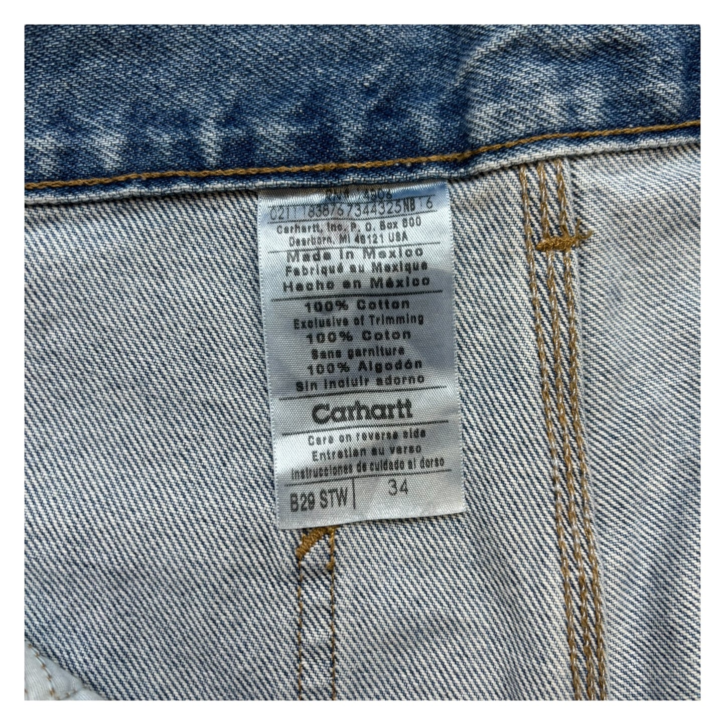 [CARHARTT] Carhartt Denim Painter Shorts W34