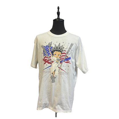 BETTY BOOP Statue of Liberty 90's Vintage T-shirt, Size XL
