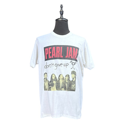 Pearl Jam "Don't Give Up" White T-Shirt, 90s, Size XL