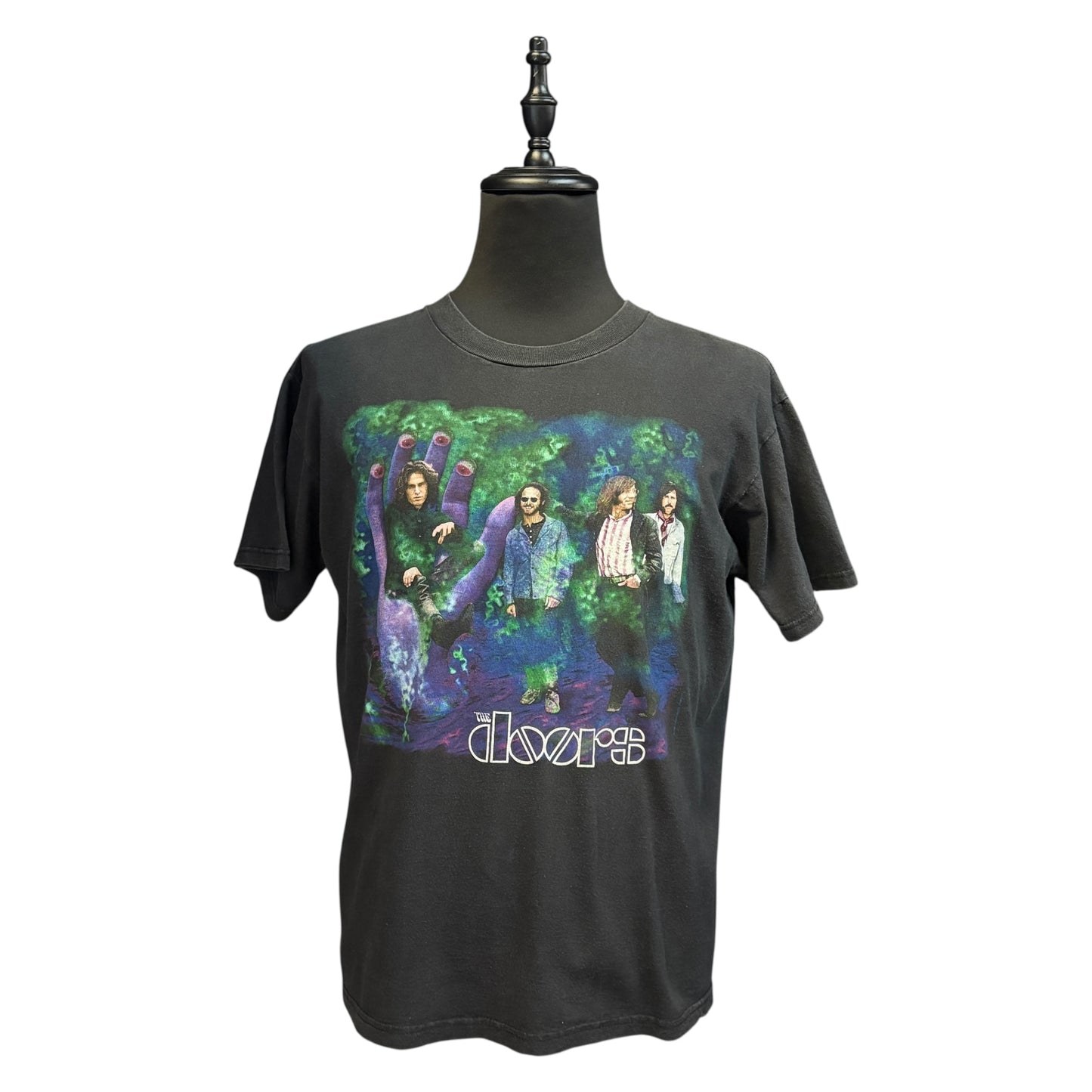 [THE DOORS] The Doors psychedelic hand 90's Vintage T-shirt L