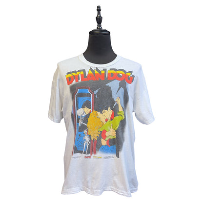 [DYLAN DOG] Dylan Dog Character Print Vintage T-shirt, Size XL